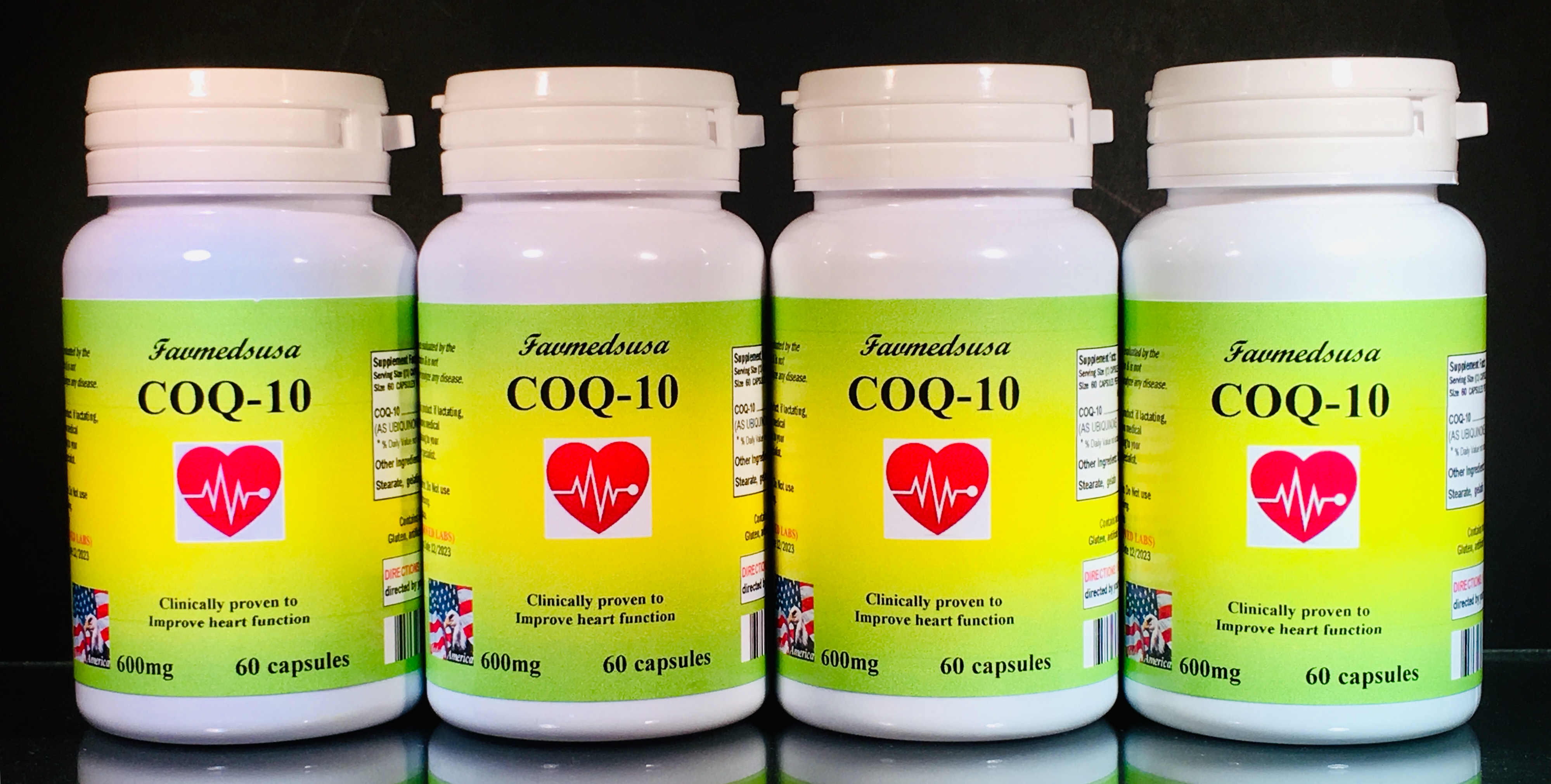 CoQ-10 600mg - 240 (4x60) capsules